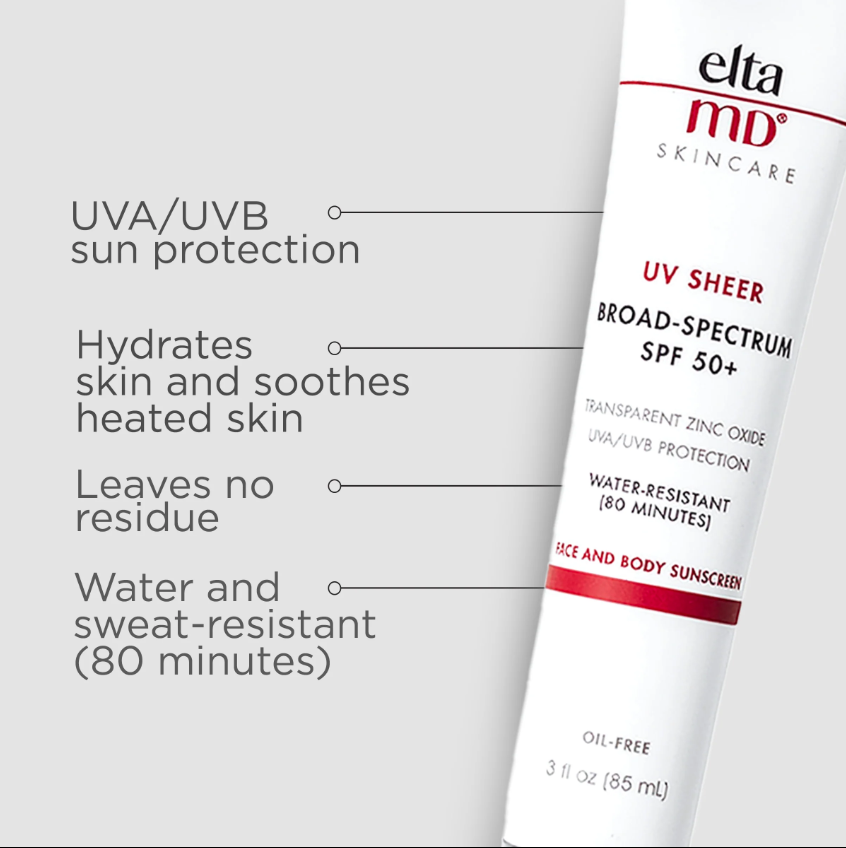 EltaMD® UV Sheer Broad-Spectrum Face + Body Sunscreen SPF 50+
