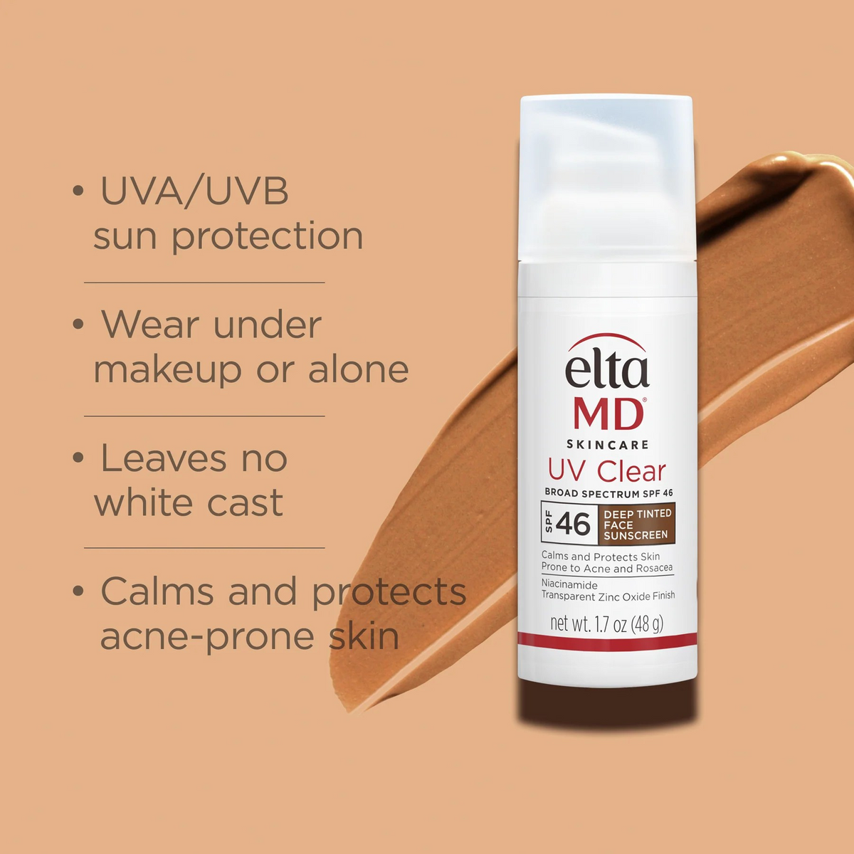 EltaMD® UV Clear SPF 46 DEEP TINTED | skinCARE MedSpa by CARE