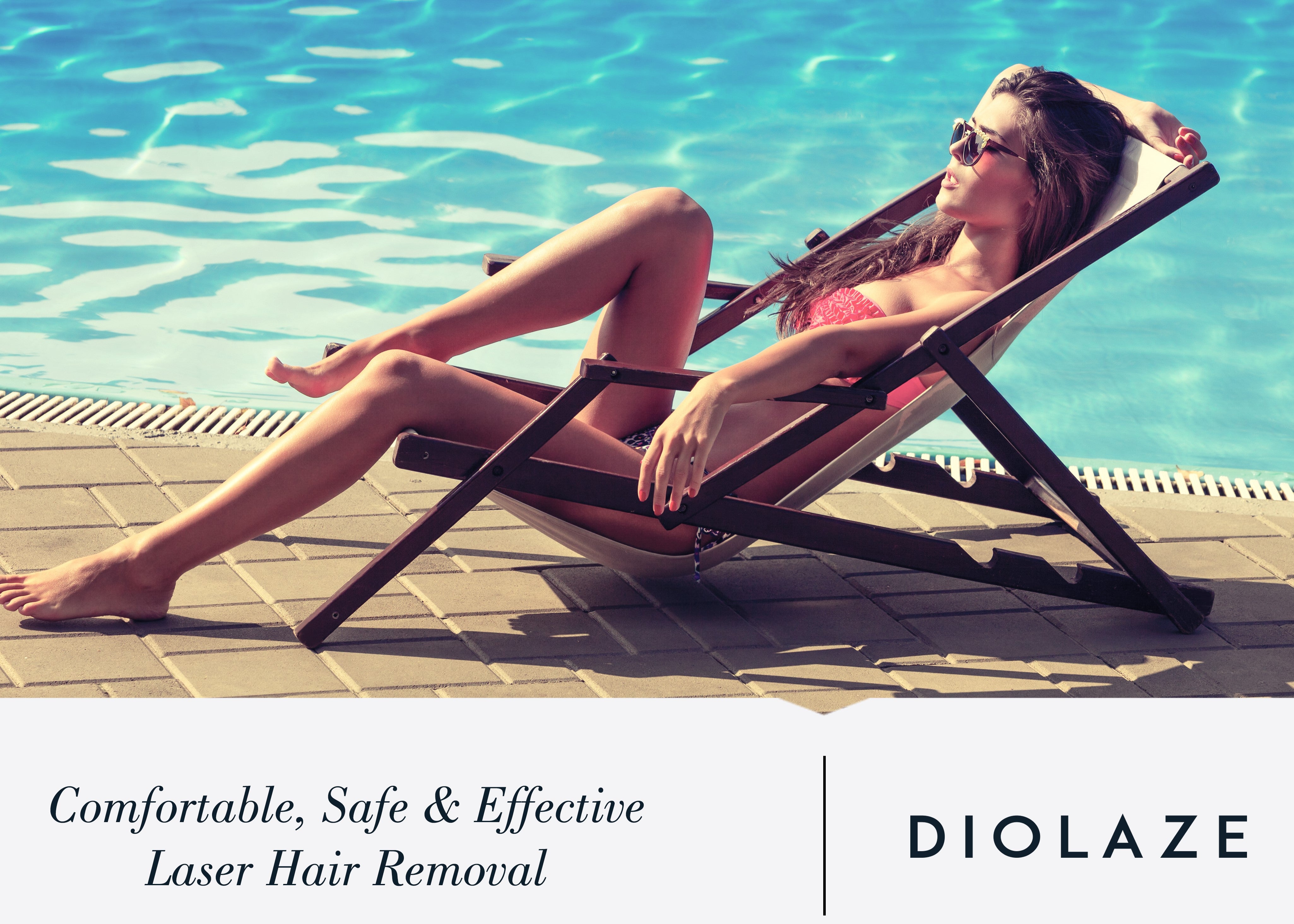 Diolaze™ Laser Hair Removal: Unwrap Silky Skin - 6 Treatments Bikini Line & Underarms